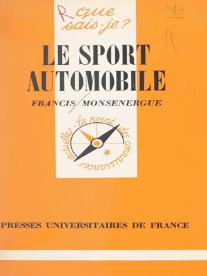 cover image of Le sport automobile